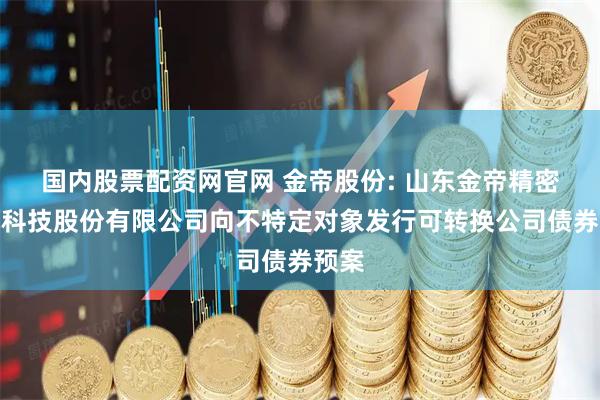 国内股票配资网官网 金帝股份: 山东金帝精密机械科技股份有限公司向不特定对象发行可转换公司债券预案
