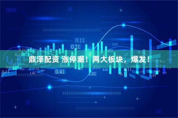 鼎泽配资 涨停潮！两大板块，爆发！